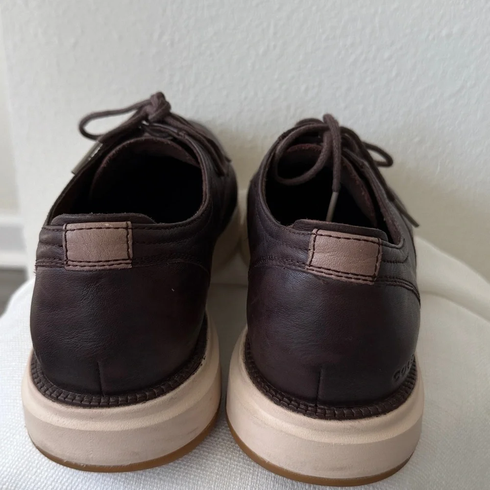 Cole Haan Grand Plus Essex Wedge Oxford Dark Coffee (C33828) Men's Size 9M